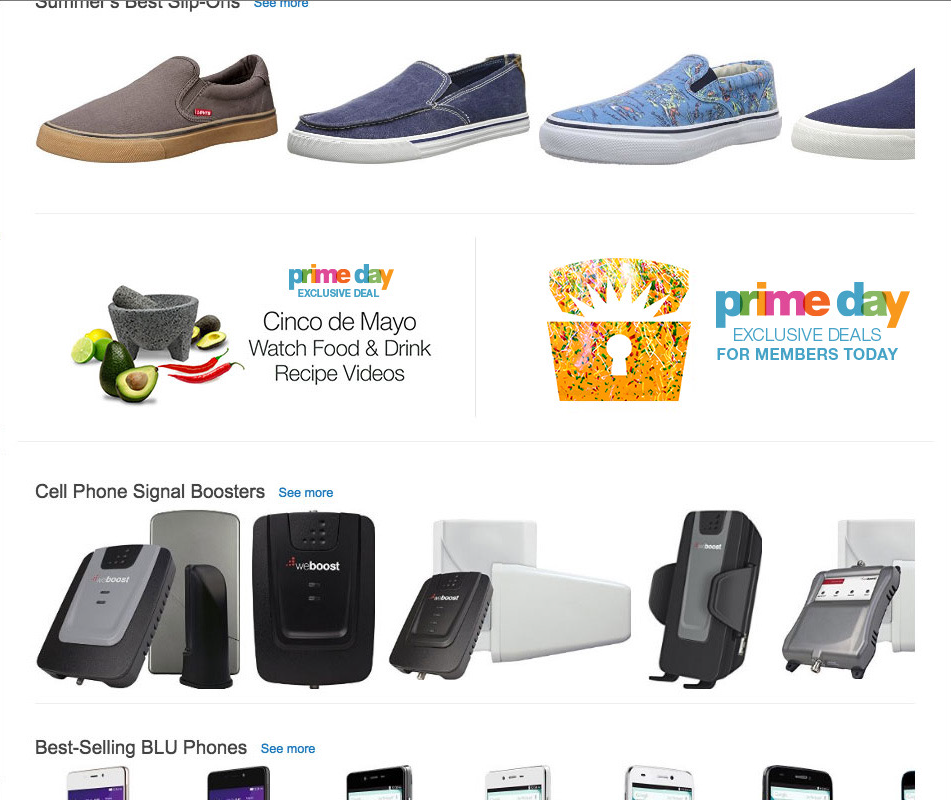 Prime Day Launch Campaign Promotion Banners
