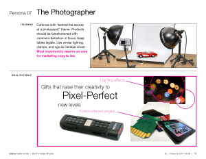 Electronic Gift Guide - The Photographer Photo Art Direction