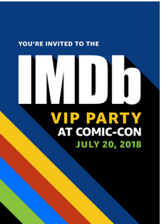 San Diego Comic-Con 2018 VIP Invitation