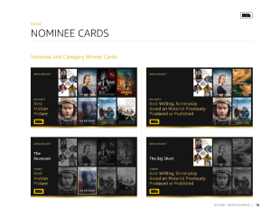 IMDb LIVE Viewing Party Nominee Card Template