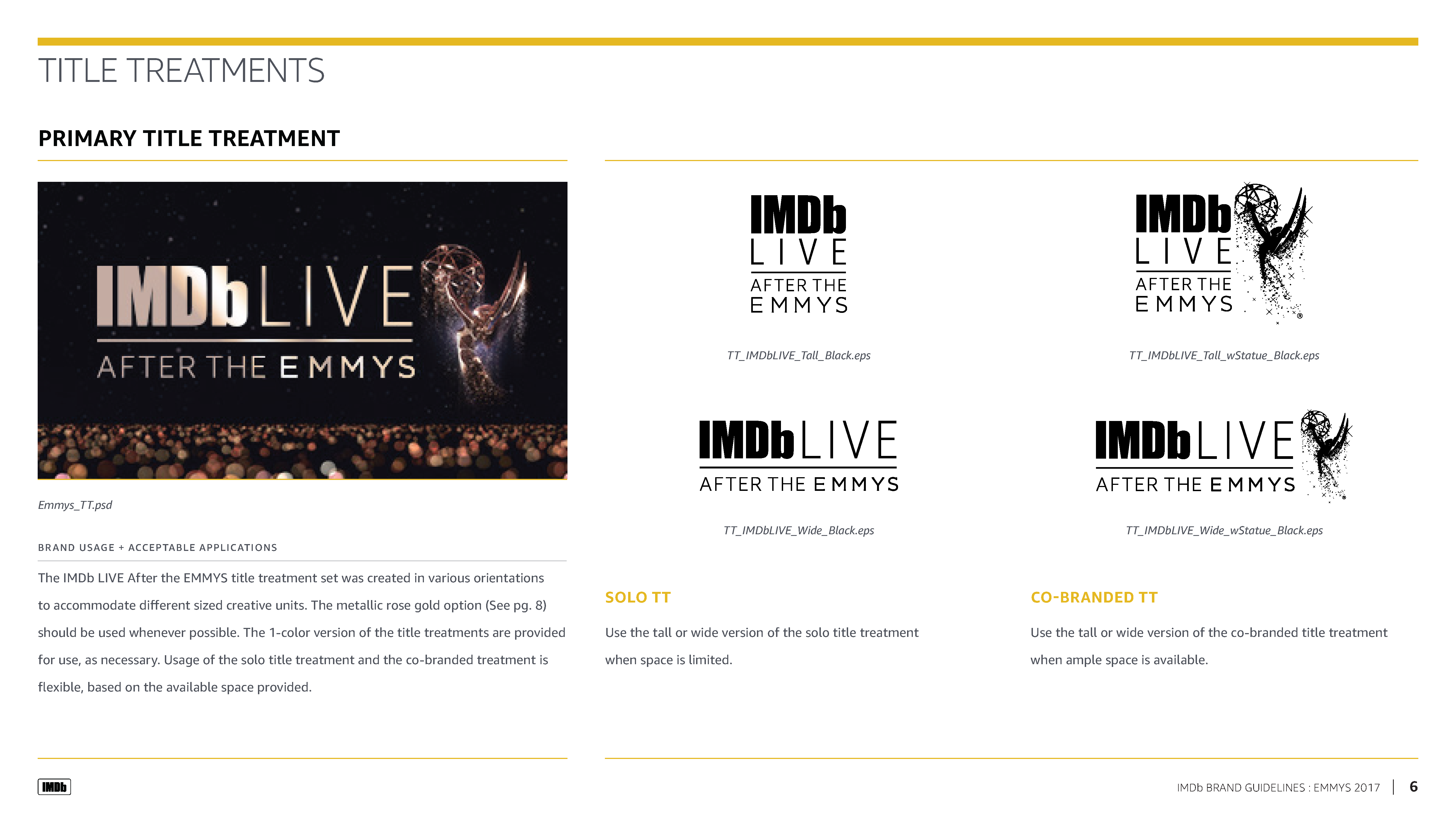 Emmys 2017 Brand Guidelines