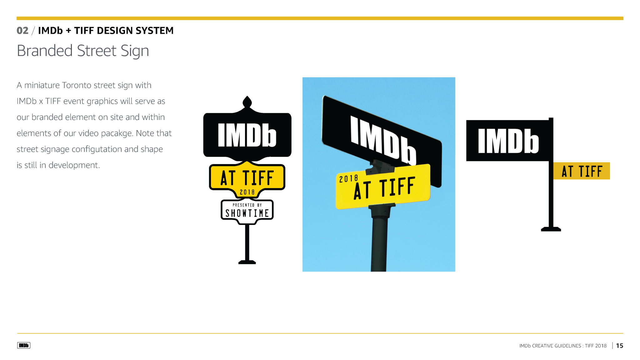 TIFF 2018 Branded Set Signage