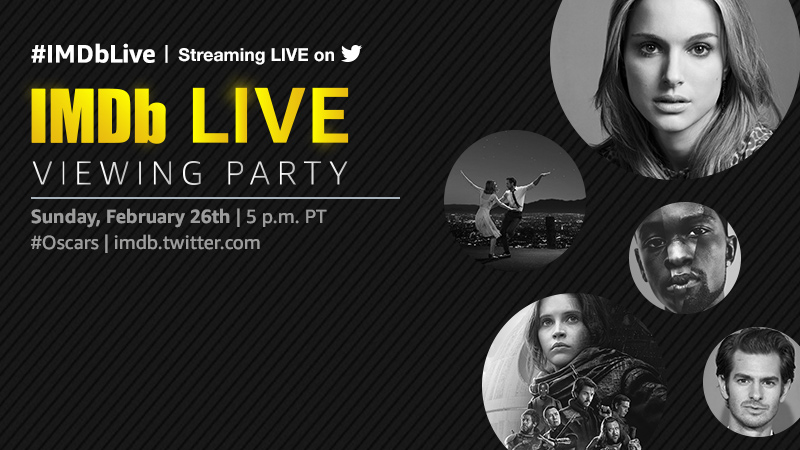 IMDb LIVE Viewing Party Twitter Slate
